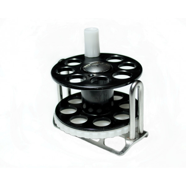 Spearfishing Speargun Reels Pelengas Stanless Steel Plastic Black-White