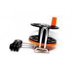 Spearfishing Speargun Reel Stanless Steel -Plastik With Camera Mount (black-orange)