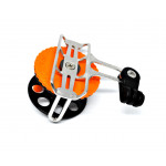 Spearfishing Speargun Reel Stanless Steel -Plastik With Camera Mount (black-orange)