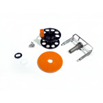 Spearfishing Speargun Reels Pelengas Stanless Steel-Plastic Black orange
