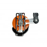 Spearfishing Speargun Reel Stanless Steel -Plastik With Camera Mount (black-orange)