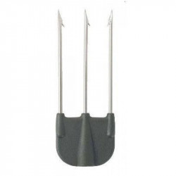 SALVIMAR three-tooth tip "Jet" galvanized in plastic SALVIMAR three-tooth tip "Jet" galvanized in plastic