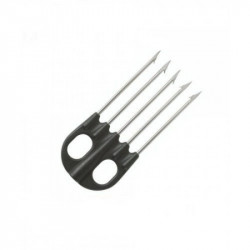 Tip SALVIMAR five-tooth "Jet" stainless in plastic Tip SALVIMAR five-tooth "Jet" stainless in plastic