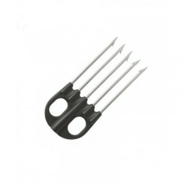 SALVIMAR tip five-tooth "Jet Black" galvanized in plastic SALVIMAR tip five-tooth "Jet Black" galvanized in plastic